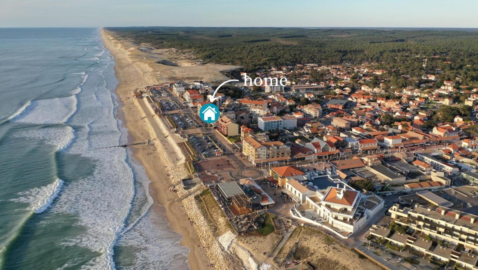 Studio Vue Imprenable Sur Ocean 拉卡诺 外观 照片